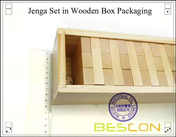 Jenga Set in Wooden Box Packaging-3