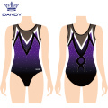 Mouwloze maillots van mesh voor gymnastiek