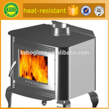 6mm heat resistant transparent glass-ceramic for fireplace door