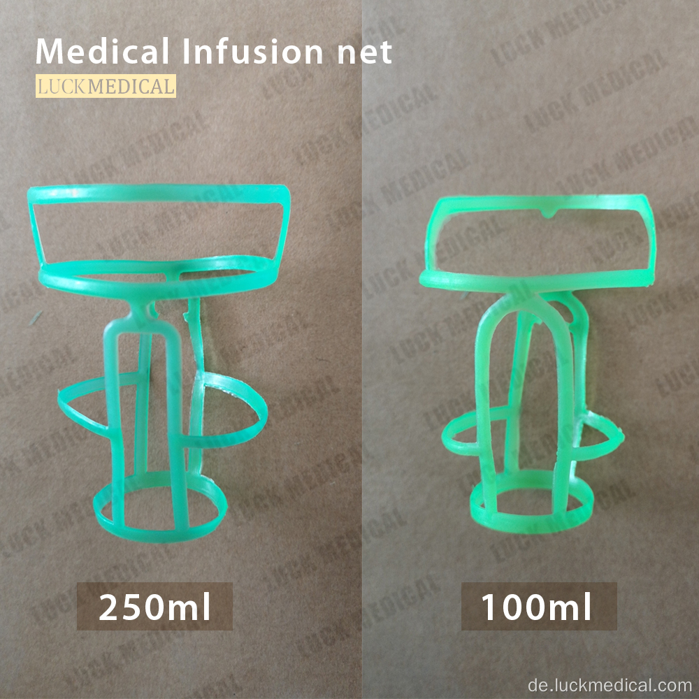 Einweg -Infusionsflasche hängen Netz