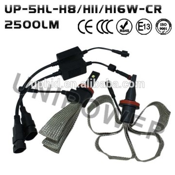 2015 New design ! 360degree auto headlight h11 led; DC12-24V 2500lm h11 led auto headlight; fanless auto headlight 12v