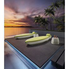 Special Design Single Outdoor Leisure Wicker Sunbed