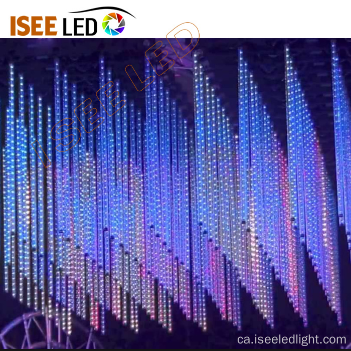 1m dmx512 rgb 3d 16pixels llum del tub