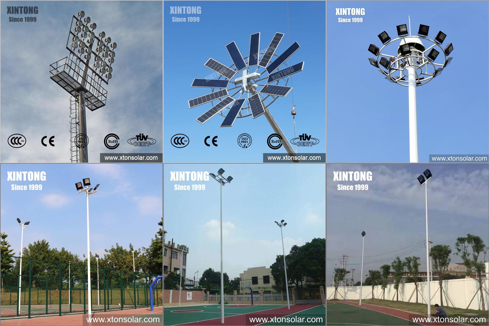 XINTONG high mast flood light steel pole price