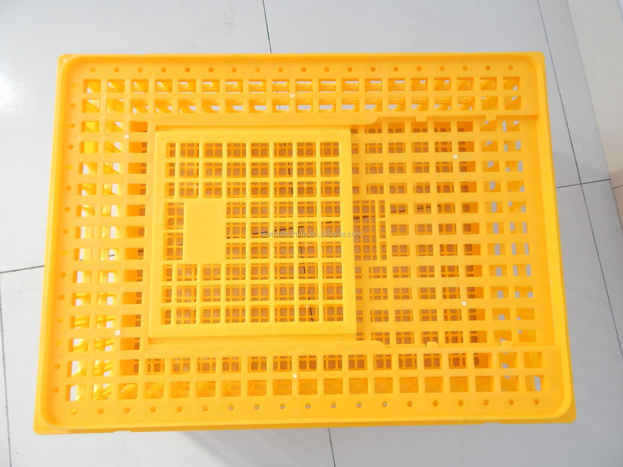 Plastic transport cage for chicken