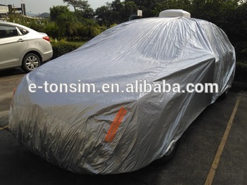 Wholesale and Cheap Solar Power Disposable Plastic Car Covers/Automatic Car Covers/Temporary Car Covers