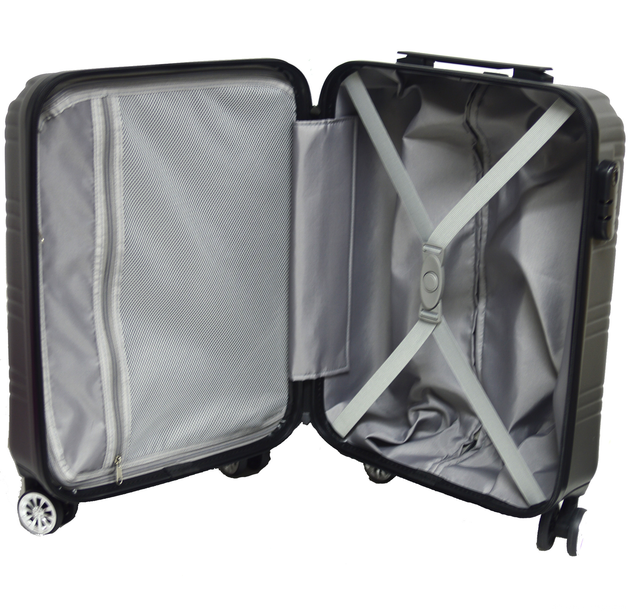 ABS&PC Alloy Material Spinner Trolley Case