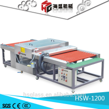 Airtight assembly line HSW-1200 glass cleaning machine tabletops