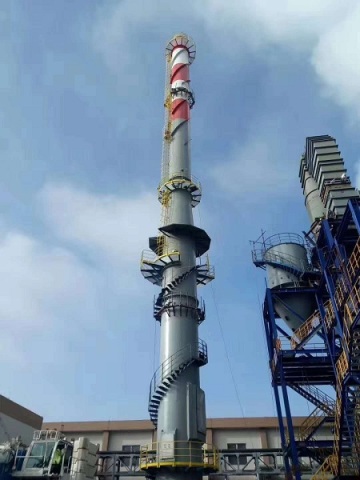 80m waste incineration chimney