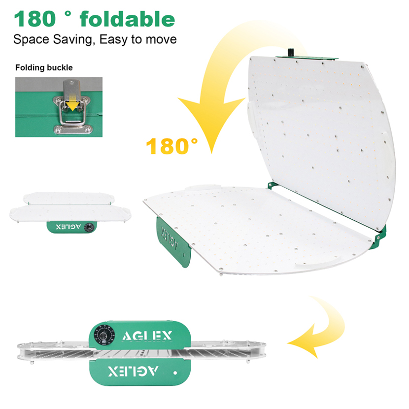 AGLEX pliable 6000k floraison LED de la floraison augmente