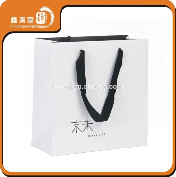 cheap custom printed paper bag design beijing