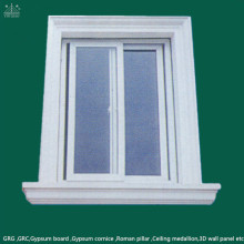 Home Outside Decoration Glassfiber Reinforced Cement GRC Window Frame Designs