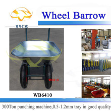 Double Wheels Two Wheels Wheelbarrow (WB6410)