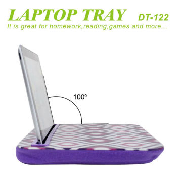 Hot selling laptop computer bed tray cushion for tablet and notebooks