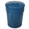 75LGalvanized Steel Metal Box for Garden Trash Can