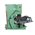 Hot stamping machine with two foil collecting system