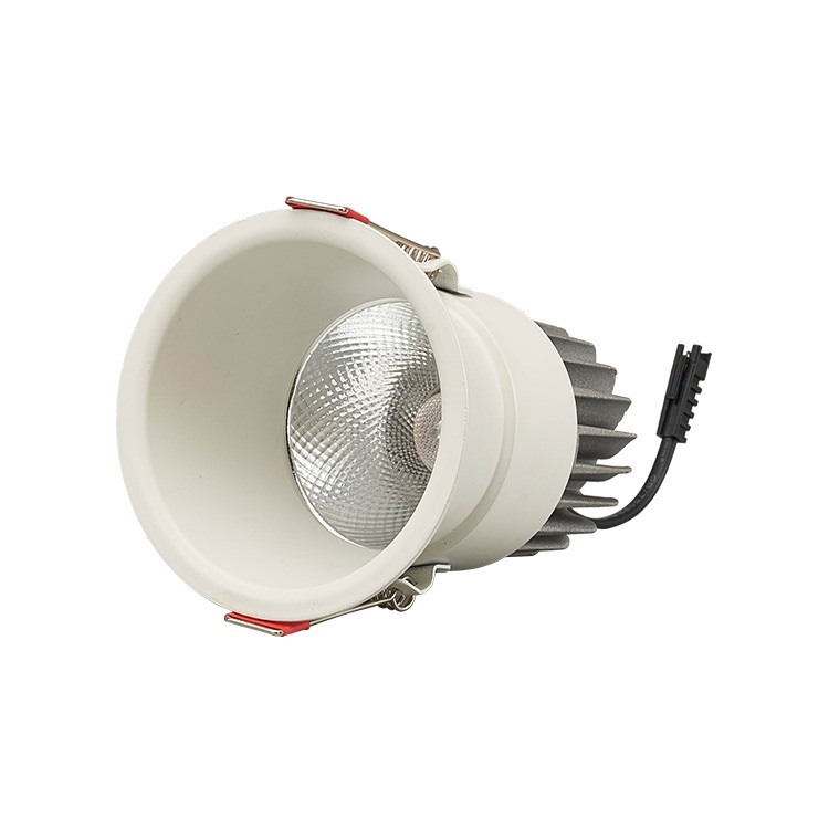 Deep Anti Glare project quality led cob downlight 10w die-casting aluminium recessed downlight for hotel