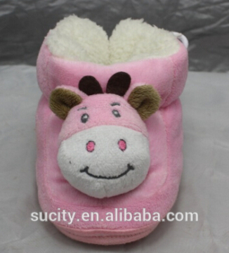 lovely hard sole rubber bottom global warming baby shoes