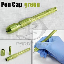 Porte-stylo de tatouage vert de haute qualité