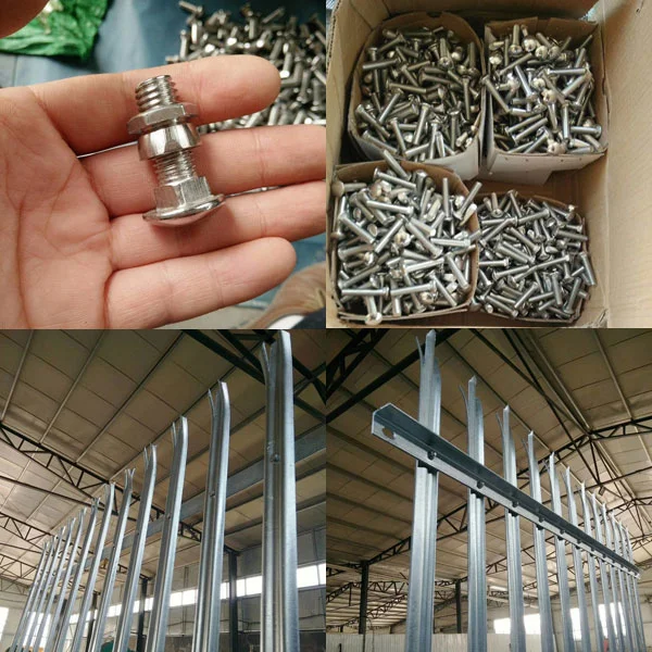 Wholesale Hot Dipped Galvanized W Pale High Security Palisade Fencing