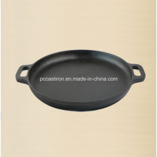 Preseasoned Cast Iron Pizza Griddle Pan From China