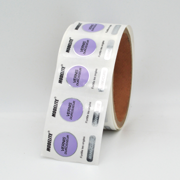 Waterproof Vinyl Transparent Food Label Printing