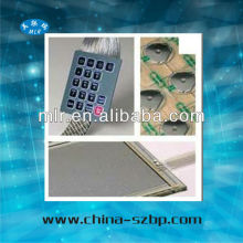 Adhesive Membrane 4 buttons keypad switch with metal dome