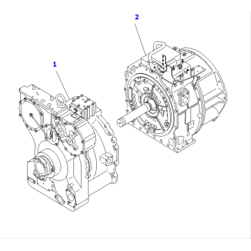 195-00-00533 Power Train Assy untuk Dozer D375A-5D Spareparts