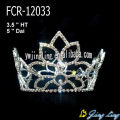 Hot 2015 Cheap Rhinestone Full Round Crowns