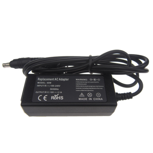 Adaptador de corriente para computadora portátil de 19V 2.1A 40W para Samsung