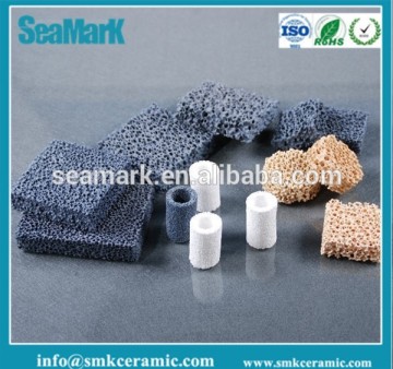 silicon carbide ceramic foam filter/ sic ceramic filter