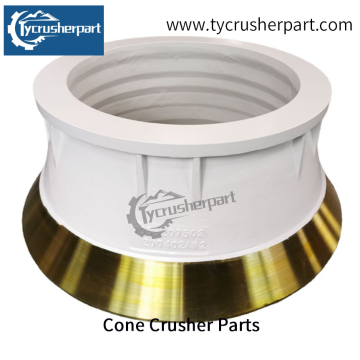 Cone Crusher Parts Concave And Mantle 55207502