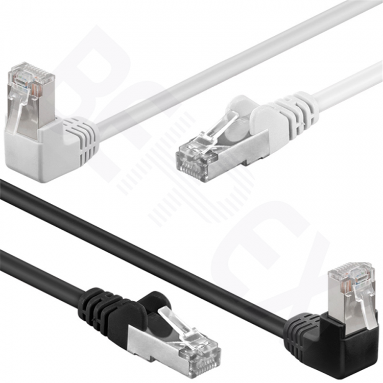 UTP/FTP/STP Cat5 Cat6 Cat7 Right/Left Angle Angled RJ45 Network Cable