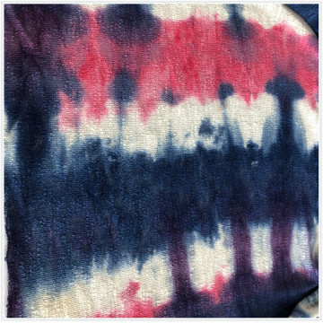 Polyester Spandex Tie Dyed Hacci