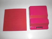 3.5mm Universal Apple Iphone Docking Station Pink 2nd Slot For Ipad / Ipod