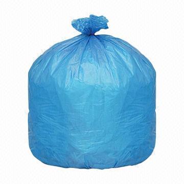 Non-contagious strong blue trash bag, variety size available, satisfaction guarantee