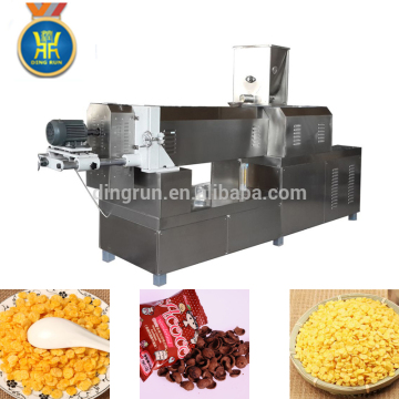 entirely automated corn flakes processing line
