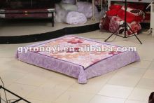 100% polyester printed 2ply microfiber throw raschel quality cloud blanket