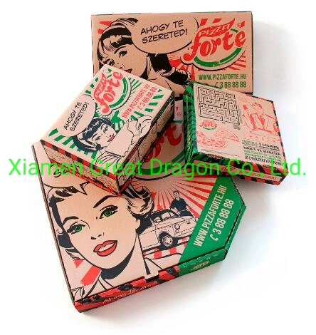 Take out Pizza Delivery Box with Custom Design Hot Sale (PZ2009222009)