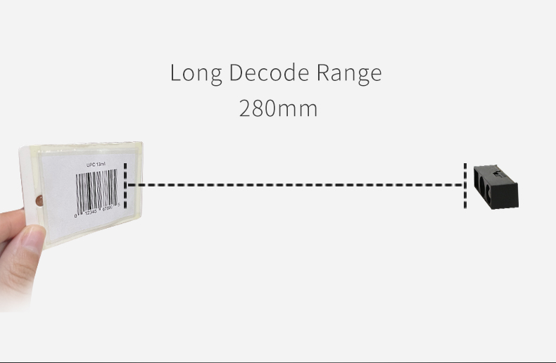 Barcode Scanner Module 1D 2D Codes,QR Code Reader with Mini Size E10