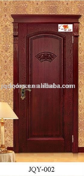 100% solid black walnut wood door