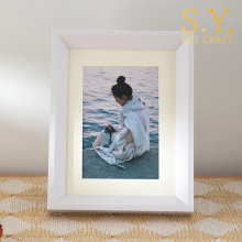 Classic White Wooden Frame for Portrait Photos