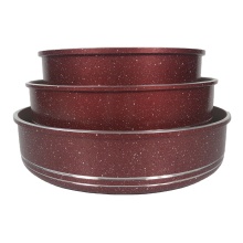 3PCS Aluminum Nonstick Cookware Sets & Oven Trays - Big Size