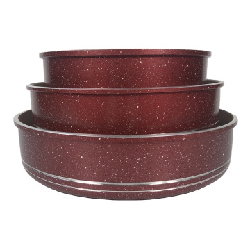 3PCS Aluminum Nonstick Cookware Sets & Oven Trays - Big Size