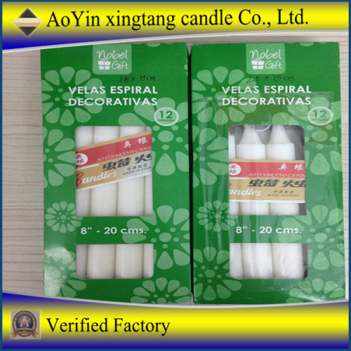 Aromatherapy white wax cheap candles to tanzania