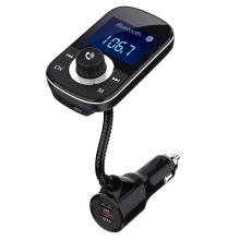 New Bluetooth FM Transmitter, Handsfree Receiver, MP3 Player & TF Card Playback Audio Device