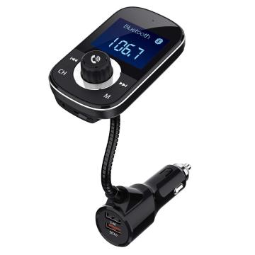 New Bluetooth FM Transmitter, Handsfree Receiver, MP3 Player & TF Card Playback Audio Device