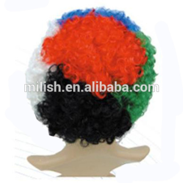 MPW-0511 Football fans sport supporter cheering theme afro wig