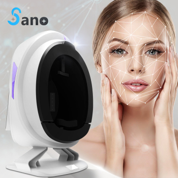 Multilingual Skin Scanner Analyzer: Mirror Facial Analyzer Machine