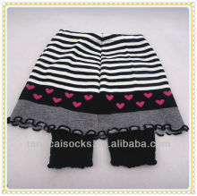 Fancy design cotton metarial jacquard newborn baby leggings pants